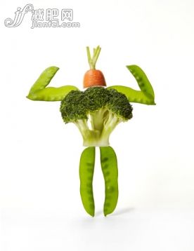 健康生活方式,攝影,健康食物,影棚拍攝,胡蘿蔔_513618991_Vegetable muscle-man_創意圖片_Getty Images China
