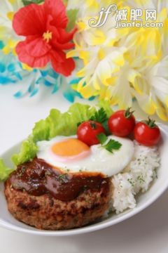 飲食,肉,影棚拍攝,盤子,碗_498160879_Loco moco_創意圖片_Getty Images China