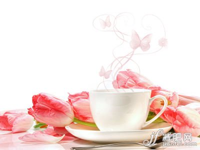 綠茶+玫瑰花茶